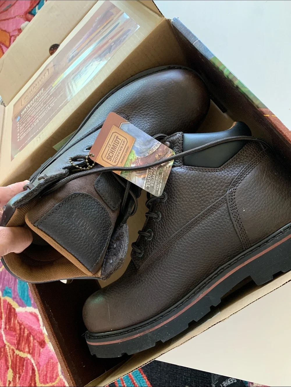 C.E. Schmidt Workwear Brown Waterproof Boot , never been worn.
